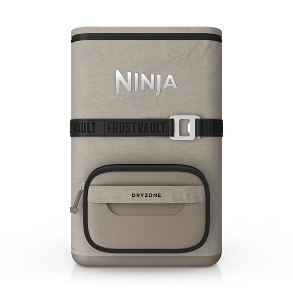 Load image into Gallery viewer, Ninja FrostVault Go 17 litre 24-Can Backpack Soft Cooler | Birch Beige | FF124EUUKCS