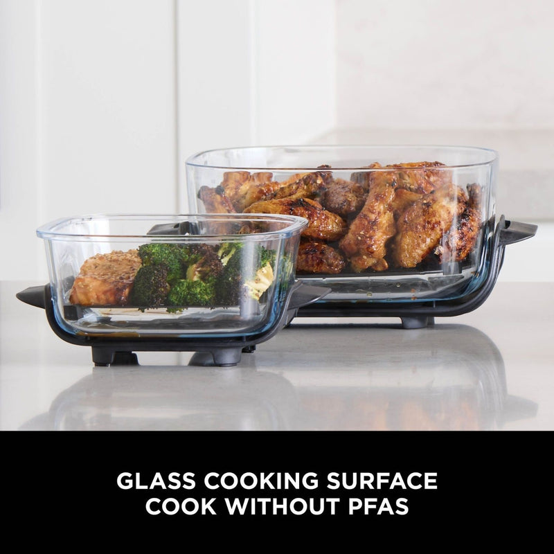 Завантажте зображення в засіб перегляду галереї, Ninja Crispy 4-in-1 Portable Glass Air Fryer | Stone | FN101UKST