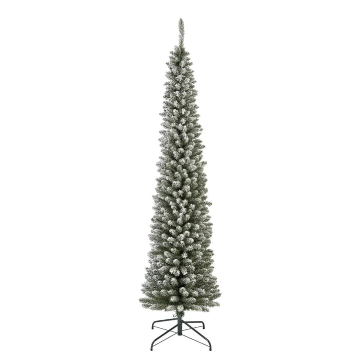 Завантажте зображення в засіб перегляду галереї, Snowy Pencil Pine Christmas Tree | 2.1m/7ft | 141462