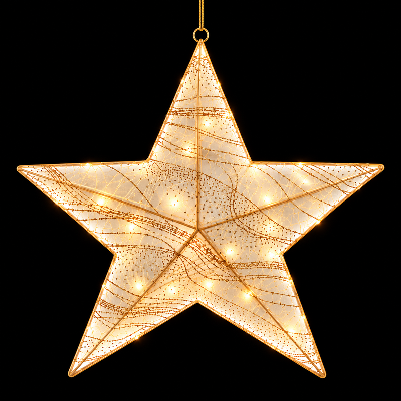 Load image into Gallery viewer, Lumineo LED Fabric Star | 58cm | 302190
