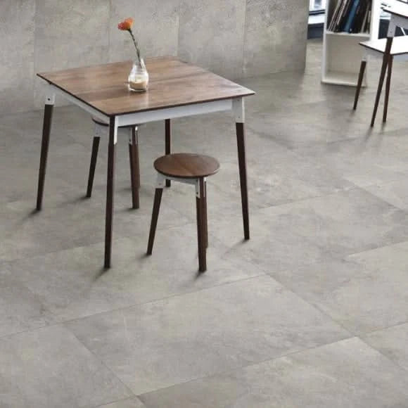 Load image into Gallery viewer, pietre di fiume tile in grigio, 30x60cm as flooring