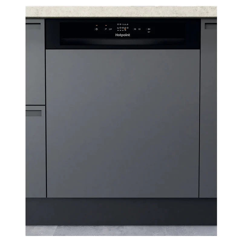 Load image into Gallery viewer, Hotpoint 60CM Built-In Standard Dishwasher | Black | H3BL626BUK