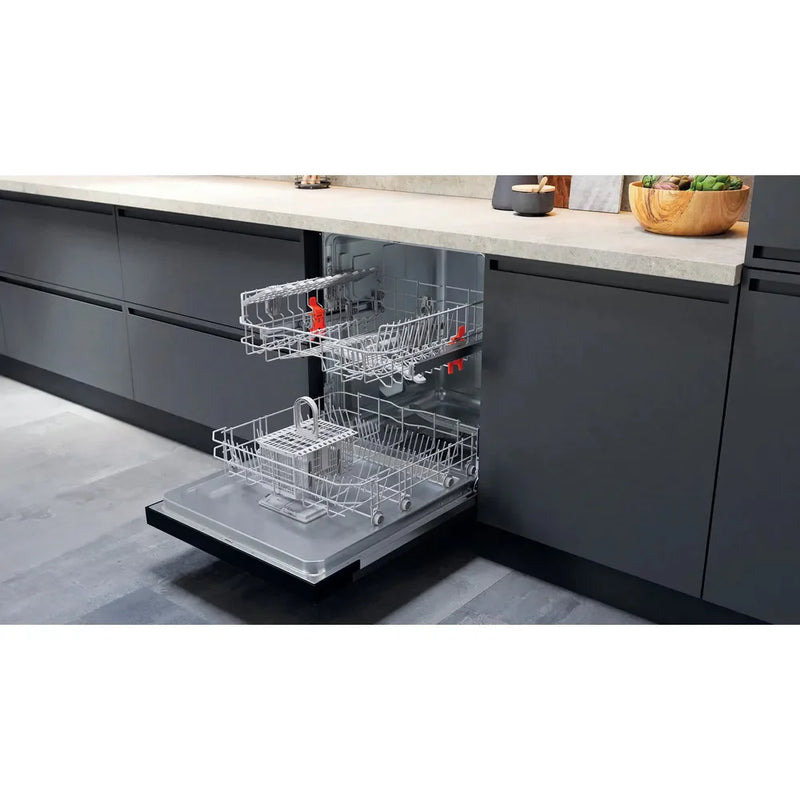 Load image into Gallery viewer, Hotpoint 60CM Built-In Standard Dishwasher | Black | H3BL626BUK