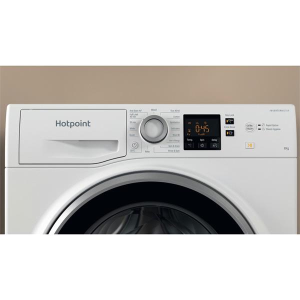 Load image into Gallery viewer, Hotpoint 8KG 1400 Spin Washing Machine | White | H81ANTISTAINIRE