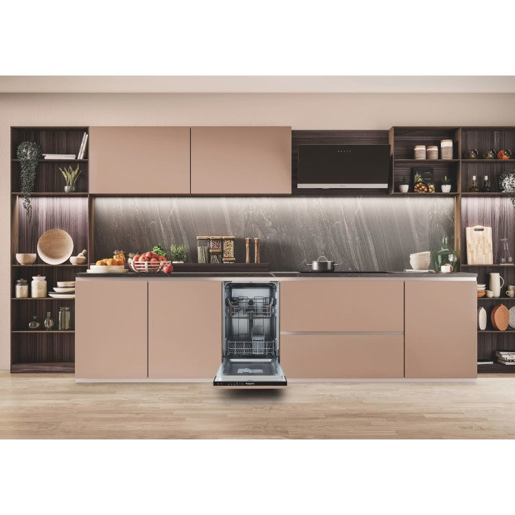 Load image into Gallery viewer, Hotpoint Integrated Slimline Dishwasher | HP2IE10CS80UK