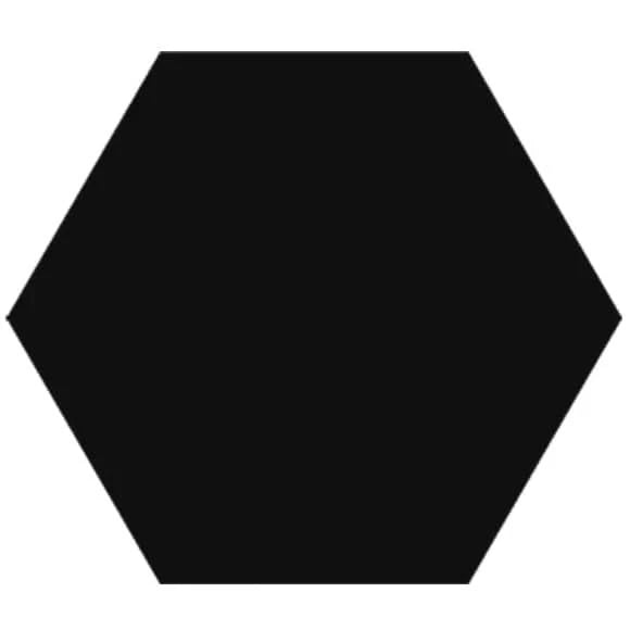 Завантажте зображення в засіб перегляду галереї, miniworx hexagon ral 1500 tile in matt black, 21x24cm