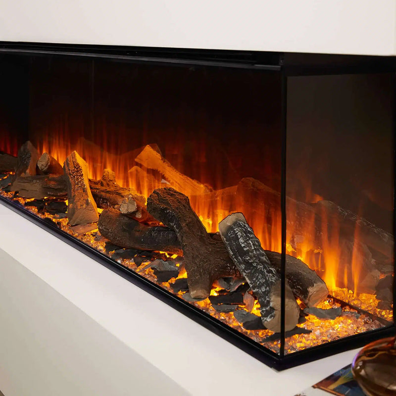 Завантажте зображення в засіб перегляду галереї, Henley Forest 2400 Electric Fire | Deluxe Log Set | FCB0046