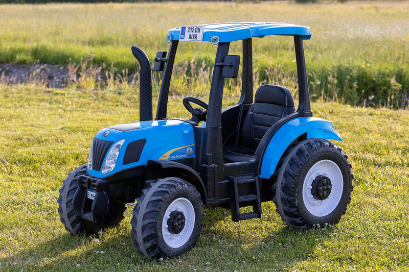 Załaduj obraz do przeglądarki galerii, Kids Ride On New Holland 24V | Blue | 034728