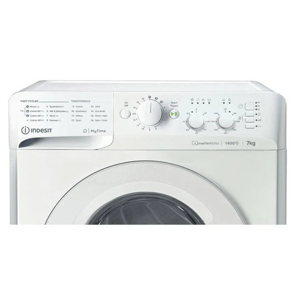Load image into Gallery viewer, Indesit MyTime Washing Machine | 7KG | 1400 Spin | White | MTWC71485WUK