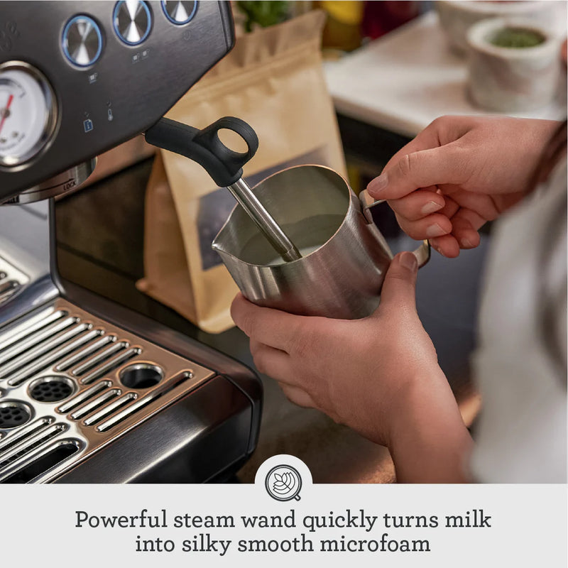 Załaduj obraz do przeglądarki galerii, Sage The Barista Express Impress Coffee Maker | Black Stainless Steel | SES876BST4GUK1