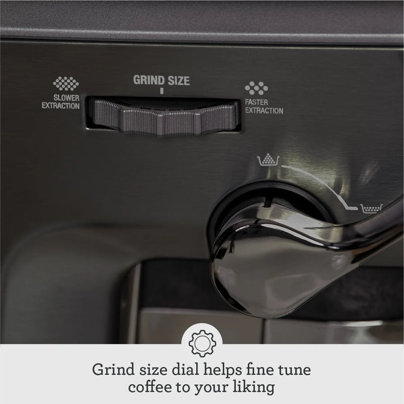 Załaduj obraz do przeglądarki galerii, Sage The Barista Express Impress Coffee Maker | Black Stainless Steel | SES876BST4GUK1