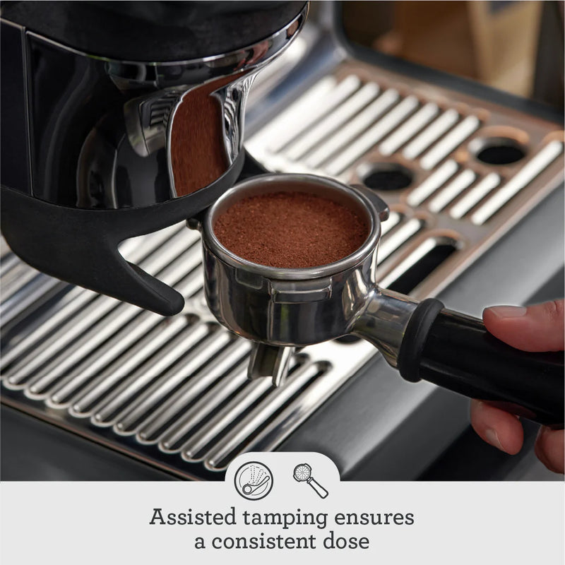 Załaduj obraz do przeglądarki galerii, Sage The Barista Express Impress Coffee Maker | Black Stainless Steel | SES876BST4GUK1
