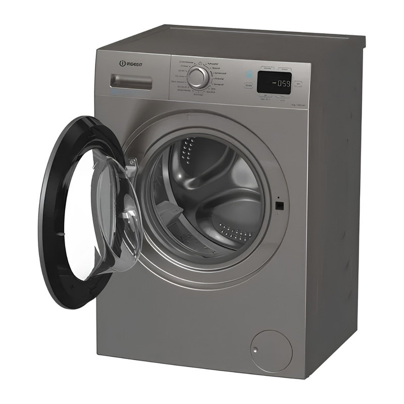 Завантажте зображення в засіб перегляду галереї, Indesit Push&Go 9kg Washing Machine | Silver | IP 946S PUSH&GO UK