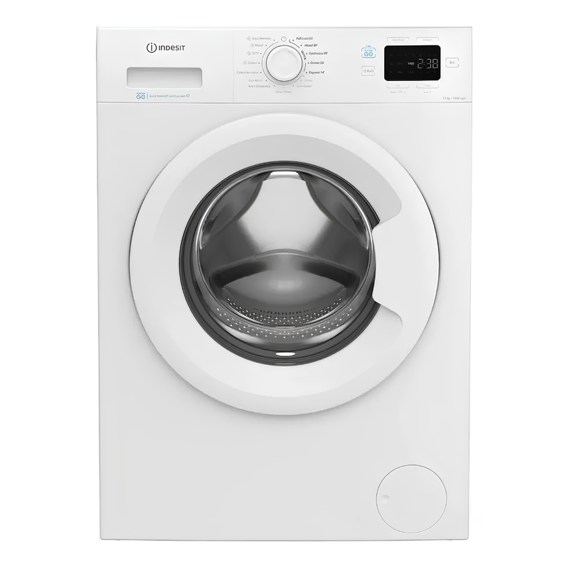 Завантажте зображення в засіб перегляду галереї, Indesit Washing Machine 11KG | 1400 RPM | WHITE | IP1146PUSH&GOUK