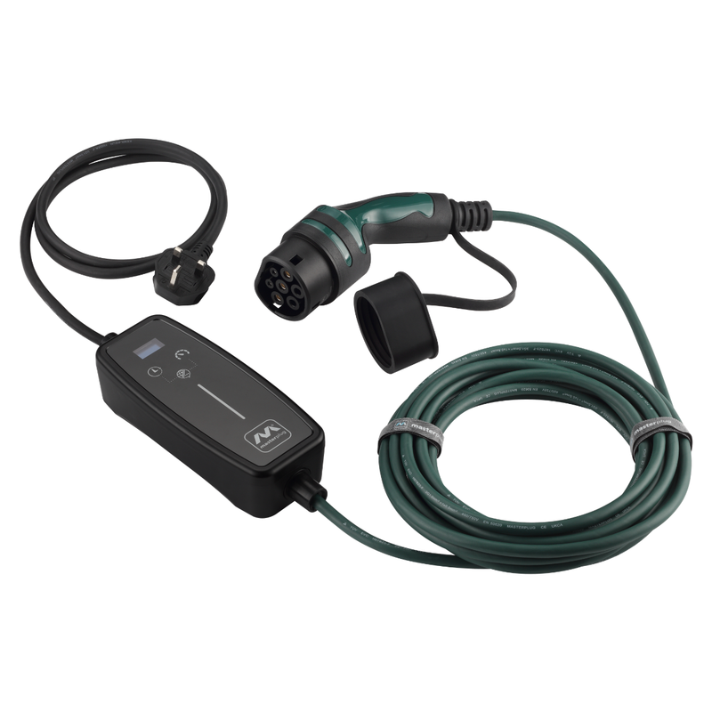 Load image into Gallery viewer, Luceco Masterplug Mode 2 10M 3 Pin Uk Plug To Type 2 | EVCM221010-MP