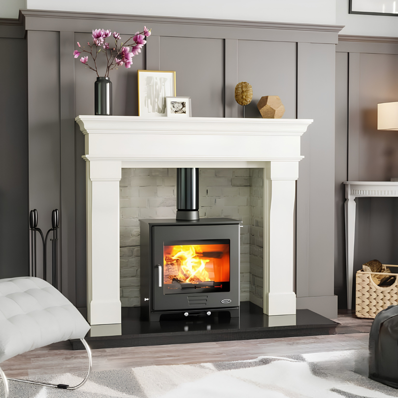 Załaduj obraz do przeglądarki galerii, Henley Severn 12kW Eco | Multi Fuel | Matt Black | ST452