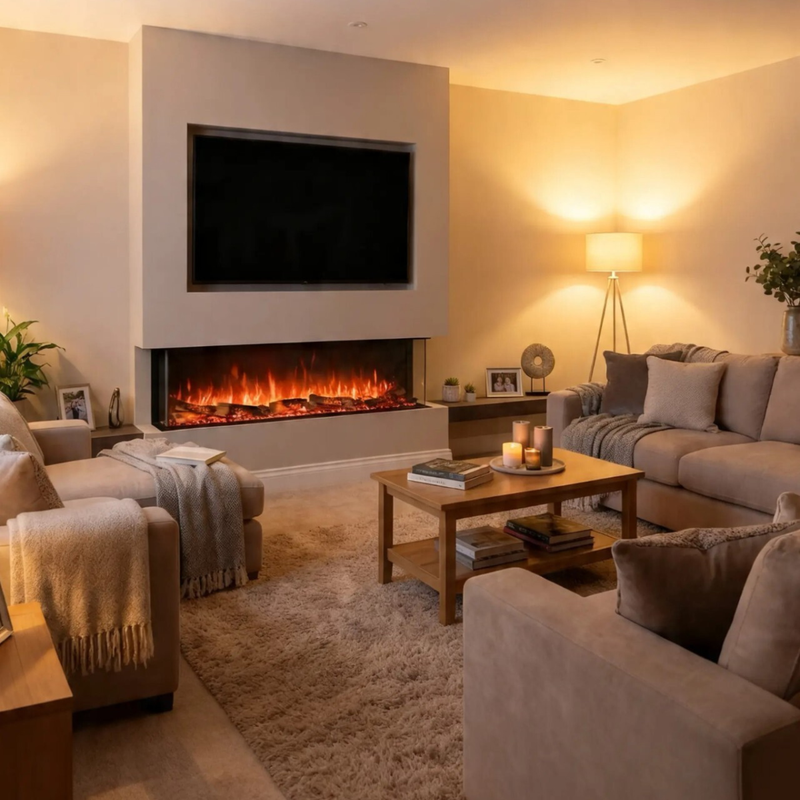 Load image into Gallery viewer, Elcofire Sol 1600mm Electric Fire | EFS1600