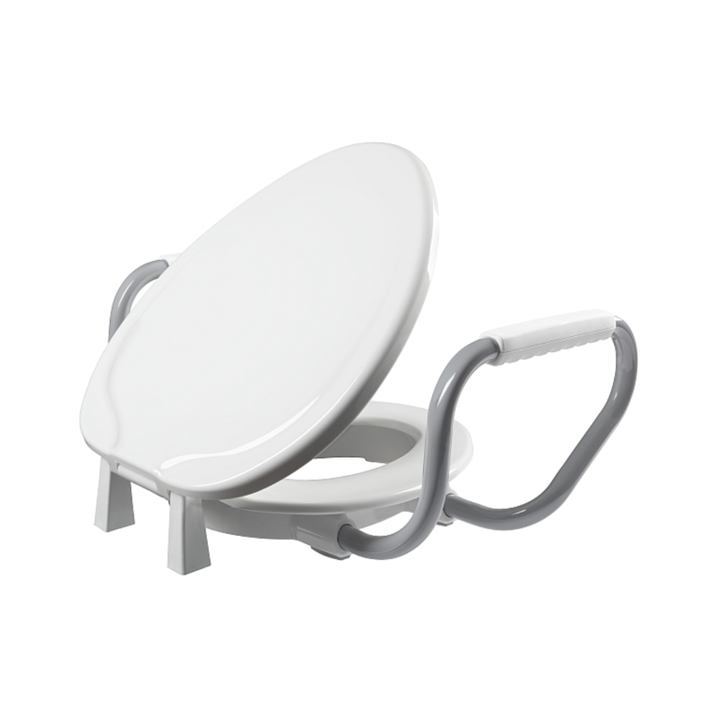 Load image into Gallery viewer, Bemis Pure Care 750 Plus Assistance Toilet Seat with Built-In Support Arms | CC06