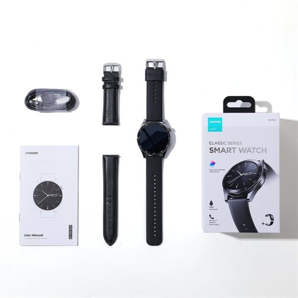 Load image into Gallery viewer, Joyroom Jr-Fc2 Classic Series Ip68 Waterproof Smart Watch | Black | HL-SWFC2B