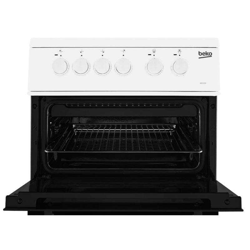 Завантажте зображення в засіб перегляду галереї, Beko Electric Cooker | 50cm | White | KD533AW