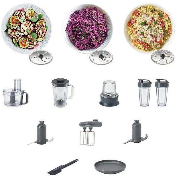 Завантажте зображення в засіб перегляду галереї, Kenwood 5-in-1 Multipro Compact + Weighing Food Processor | 800W | FDM312SS