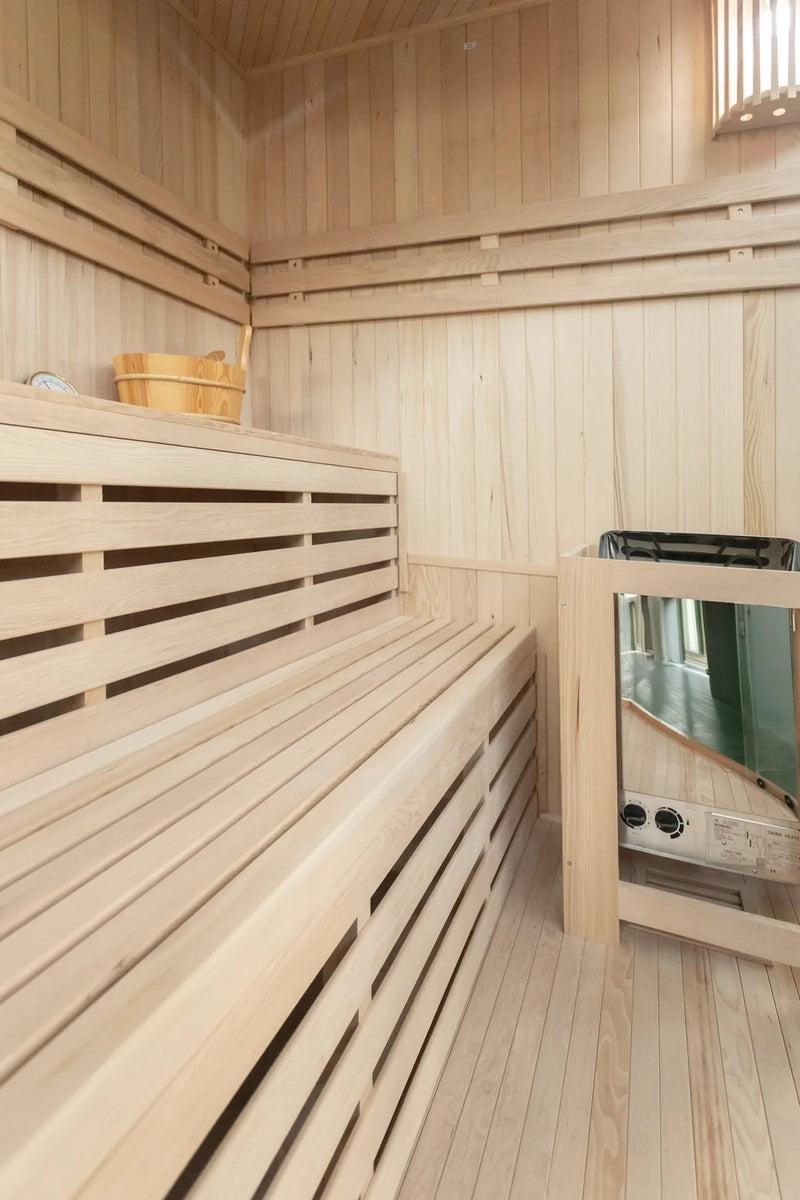 Załaduj obraz do przeglądarki galerii, Tribe Saunas Lisbon 3 Corner Traditional Sauna