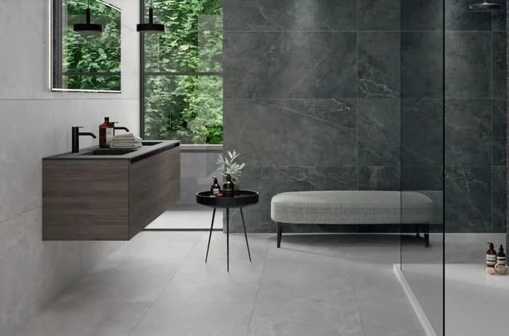 Load image into Gallery viewer, Lithos Tile | Anthracite Matt | 1.70Y2/1.42m2 | 60x120cm | KERA097