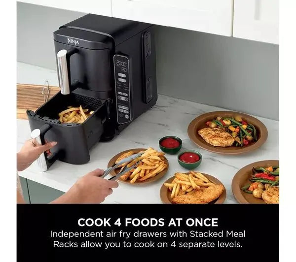 Load image into Gallery viewer, Ninja Double Stack 2-Drawer Air Fryer | 7.6L | Black | SL300UK