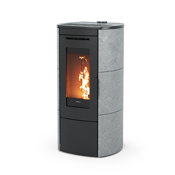 Завантажте зображення в засіб перегляду галереї, Nordic Ilvar 7 Wood Pellet Stove | 7.4kW | Soapstone | NOIL7SO101141