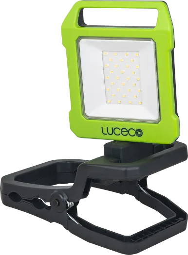 Luceco Rechargable Folding Clamp Worklight | 1000LM | LILC10G65-01