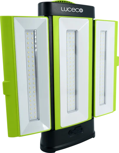 Luceco Rechargable 360Deg Tri-Panel Worklight | 4000LM | LILA400S65-01