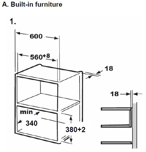 Load image into Gallery viewer, PowerPoint Integrated Microwave 20L | 800W | Stainless Steel | P22820INTSS
