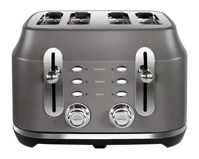 Завантажте зображення в засіб перегляду галереї, Rangemaster Classic 4 Slice Toaster | Grey | RMCL4S201GY