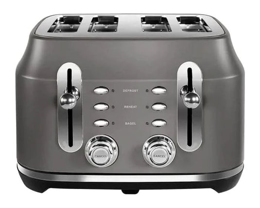 Rangemaster Classic 4 Slice Toaster | Grey | RMCL4S201GY