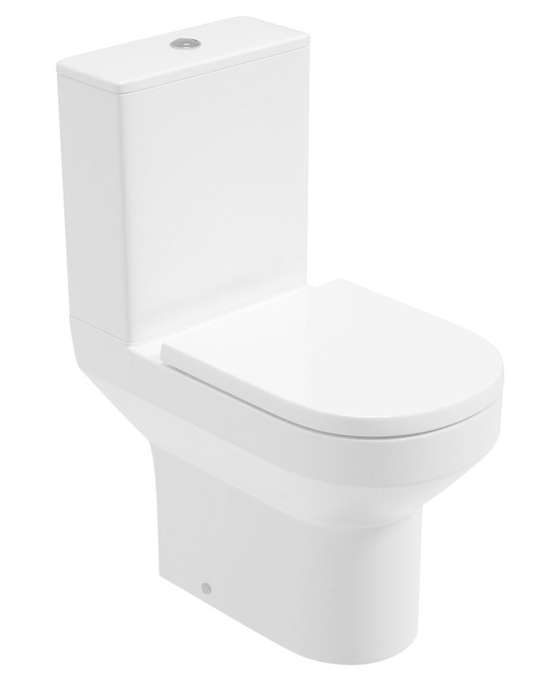 Załaduj obraz do przeglądarki galerii, Sonas Base Rimless Open Back Close Coupled Wc & Soft Close Seat | USW0486