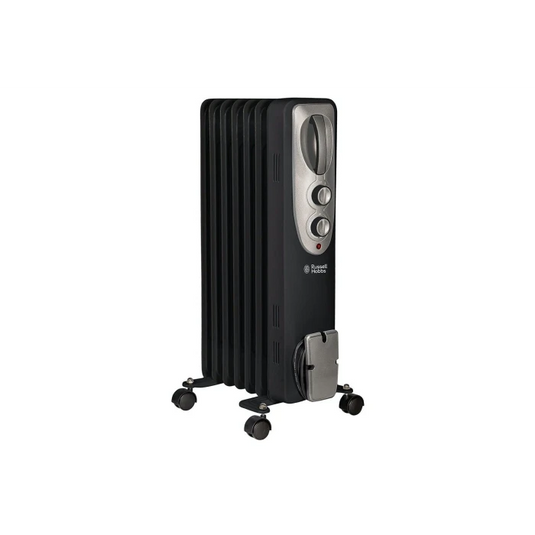 Russell Hobbs 7 Fin Oil Filled Radiator | 1.5KW | Black | RHOFR5001B