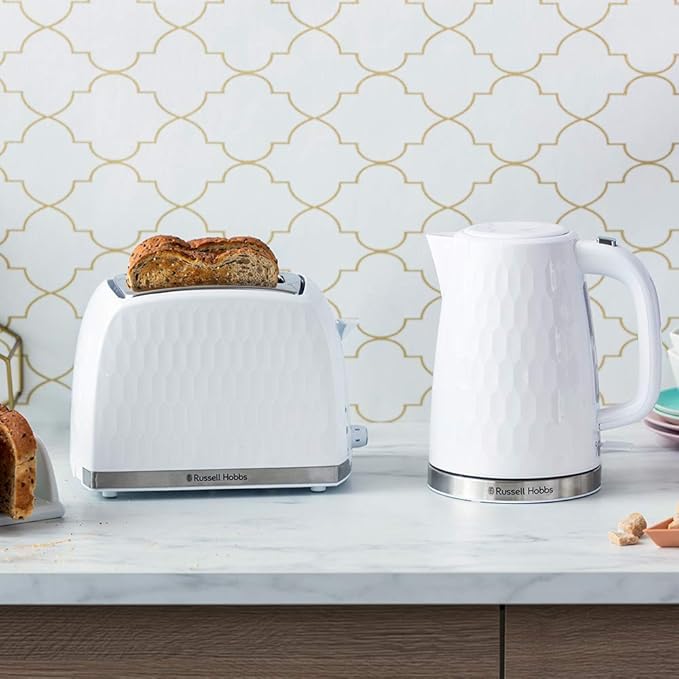 Завантажте зображення в засіб перегляду галереї, Russell Hobbs Honeycomb Kettle White | 26050