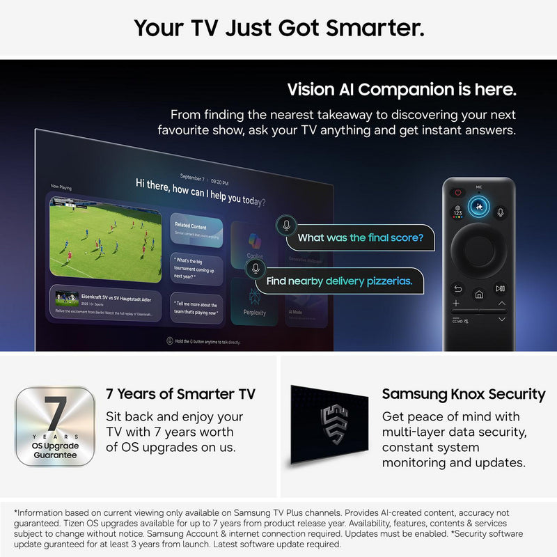 Załaduj obraz do przeglądarki galerii, Samsung 55" Neo QLED QN70H 4K Vision AI Smart TV (2026) | QE55QN70HAUXXU