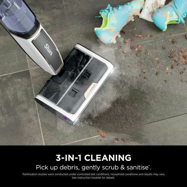 Завантажте зображення в засіб перегляду галереї, Shark SteamPickUp Bagless Hard Floor Vacuum Cleaner | White | SD200UK