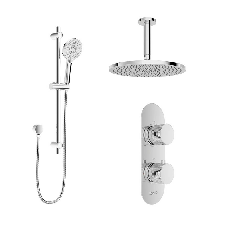 Завантажте зображення в засіб перегляду галереї, Shower Mounted Fixed Head Chrome