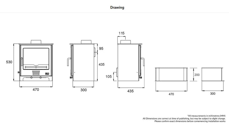 Load image into Gallery viewer, Package Deal: Henley Severn 8Kw Multifuel Stove + Kildare Alpine White Surround 54" + Granite Hearth 54"X18" | 10163615