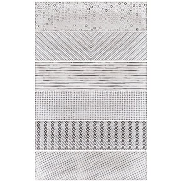 Завантажте зображення в засіб перегляду галереї, splendours tile in fabric grey, 7.5x30cm