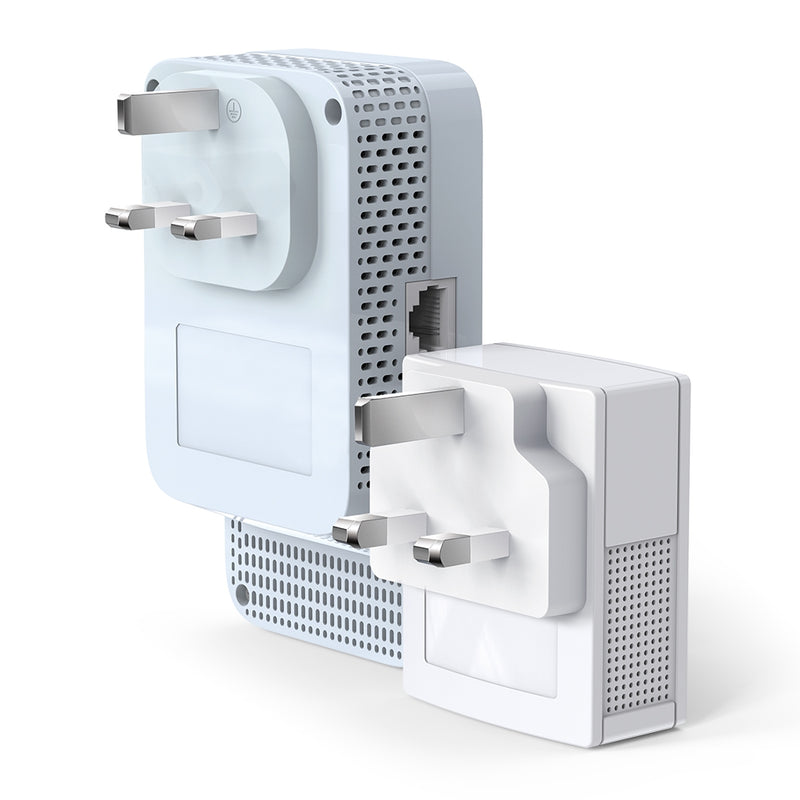 Załaduj obraz do przeglądarki galerii, TP LINK AV1000 1-port Gigabit & AC750Mbps Wi-Fi Powerline Starter Kit | WPA7517KIT