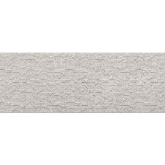 newbury tile in grey matt decor, 33.3x90cm