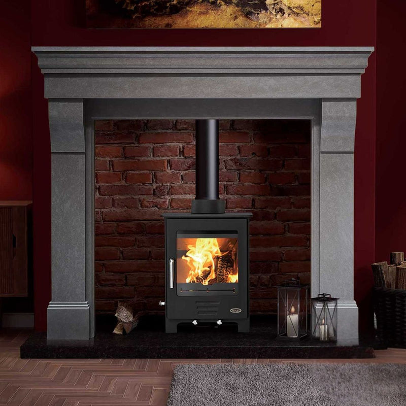Load image into Gallery viewer, Henley Severn 5kW Eco| Multi Fuel | Matt Black | ST311