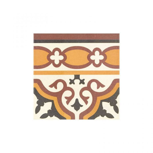 victorian cenefa gotic border tile, 20x20cm