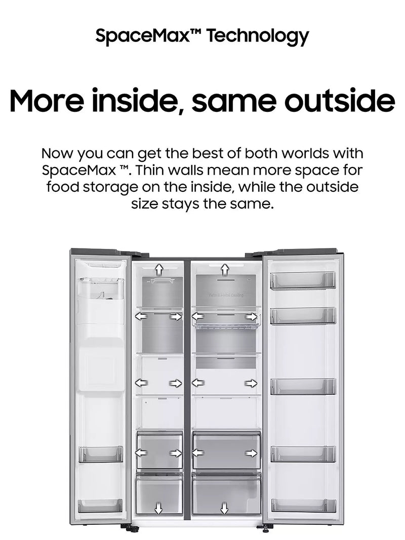 Load image into Gallery viewer, Samsung Series 7 Fridge Freezer - Black Steel | RS67A8811B1-EU