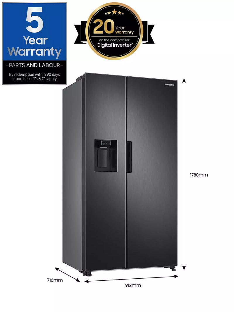 Load image into Gallery viewer, Samsung Series 7 Fridge Freezer - Black Steel | RS67A8811B1-EU