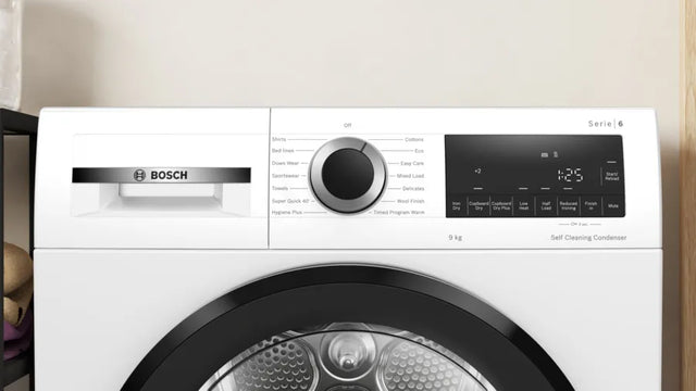 Load image into Gallery viewer, Bosch Series 6 Heat Pump Condenser Dryer | 9kg | White | WQG24500GB