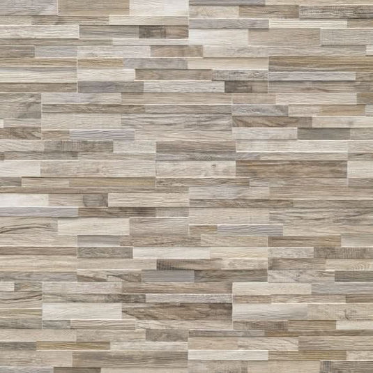 wall art tile in taupe, 15x61cm